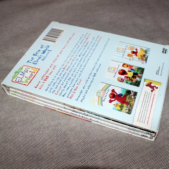 FREE WITH ANY BUY❤️The Best of Elmo's World Volume 2 Sesame Street 3-DVD set - Picture 2 of 2